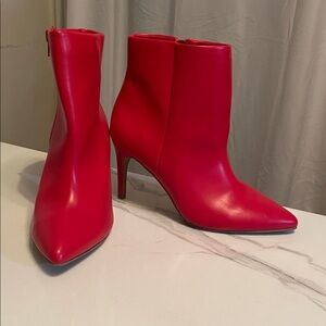 Red Women's Ankle Boots